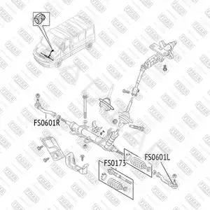 Рулевые наконечники FIXAR FS0601R