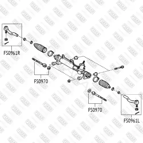 Рулевая тяга FIXAR FS0970