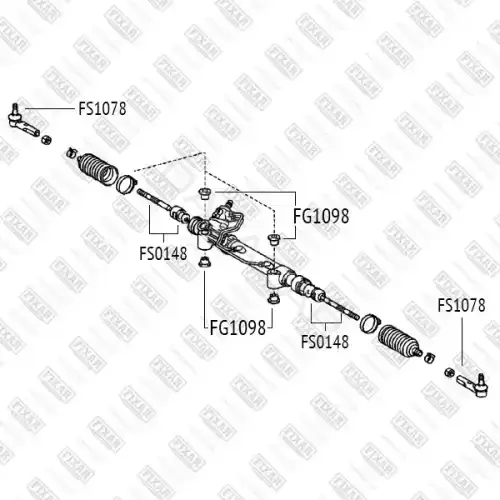 Рулевая тяга FIXAR FS0148