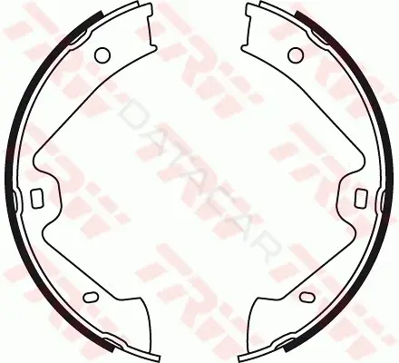 Колодки ручника TRW GS8776