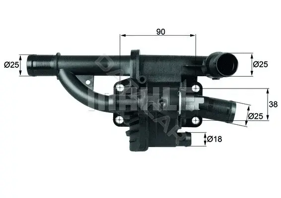 Термостат KNECHT/MAHLE TH4083