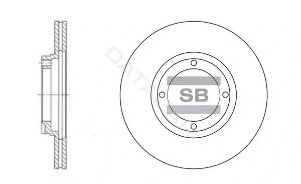 Тормозные диски Hi-Q SD1001