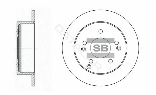 Тормозные диски Hi-Q SD1006