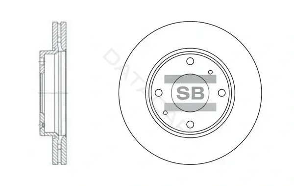 Тормозные диски Hi-Q SD1016