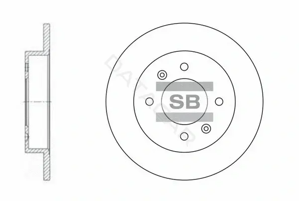 Тормозные диски Hi-Q SD1017