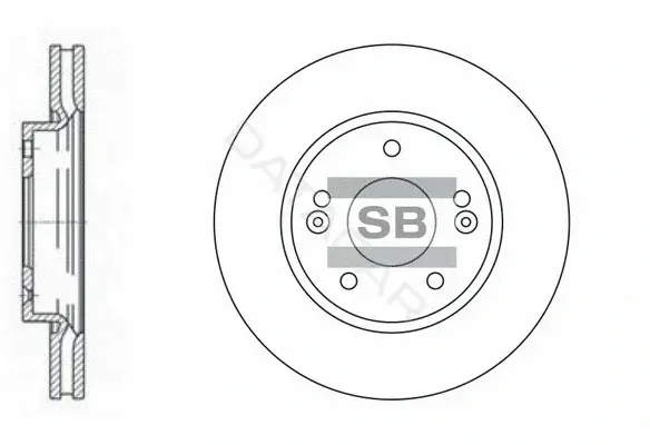 Тормозные диски Hi-Q SD1019