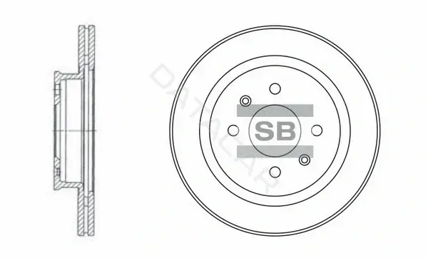 Тормозные диски Hi-Q SD1021