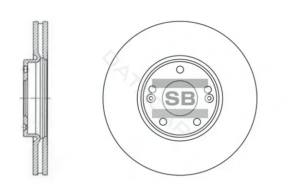 Тормозные диски Hi-Q SD1023