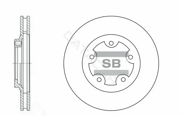 Тормозные диски Hi-Q SD1029