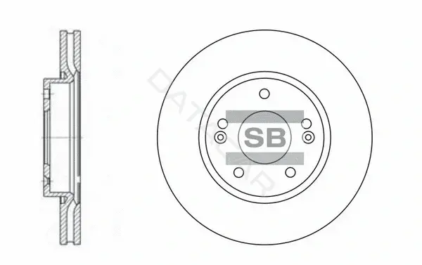 Тормозные диски Hi-Q SD1036