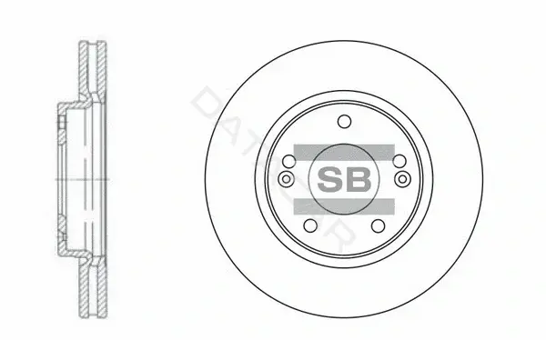 Тормозные диски Hi-Q SD1040