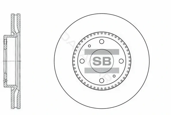 Тормозные диски Hi-Q SD1046