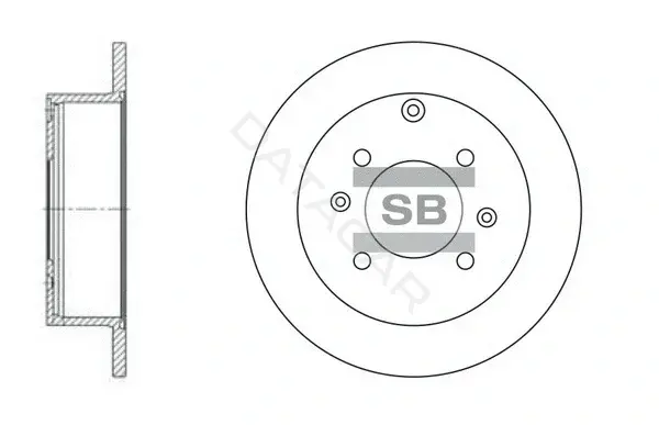 Тормозные диски Hi-Q SD1047