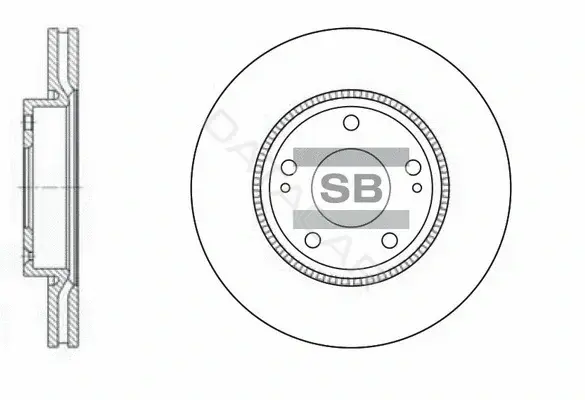 Тормозные диски Hi-Q SD1048