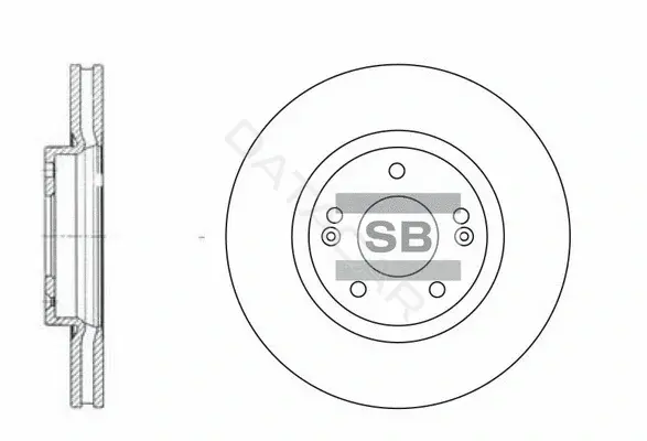 Тормозные диски Hi-Q SD1055