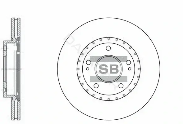 Тормозные диски Hi-Q SD1071