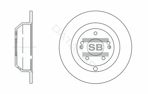 Тормозные диски Hi-Q SD1072