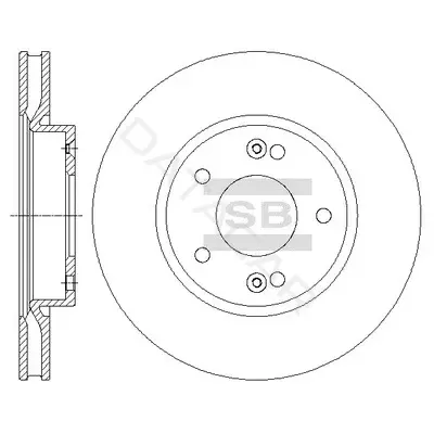 Тормозные диски Hi-Q SD1074