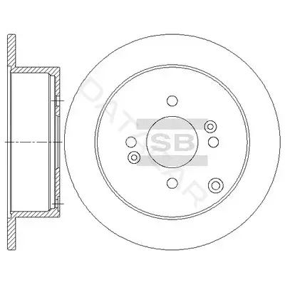 Тормозные диски Hi-Q SD1080