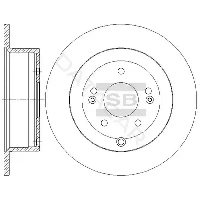 Тормозные диски Hi-Q SD1082