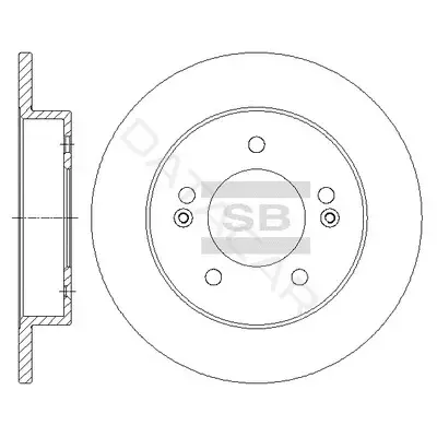 Тормозные диски Hi-Q SD1106