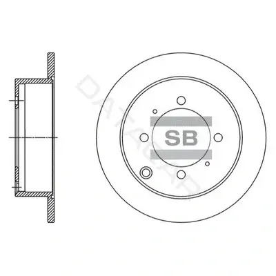 Тормозные диски Hi-Q SD1138