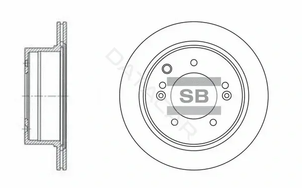 Тормозные диски Hi-Q SD2013