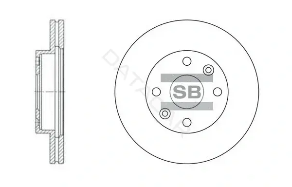 Тормозные диски Hi-Q SD2014