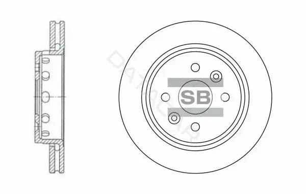 Тормозные диски Hi-Q SD2016