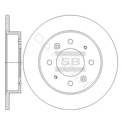 Тормозные диски Hi-Q SD2041