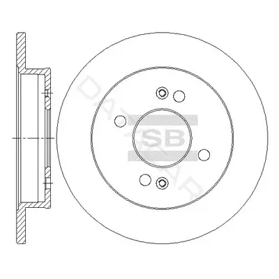 Тормозные диски Hi-Q SD2045
