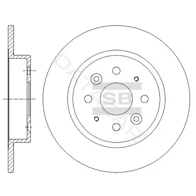Тормозные диски Hi-Q SD2049