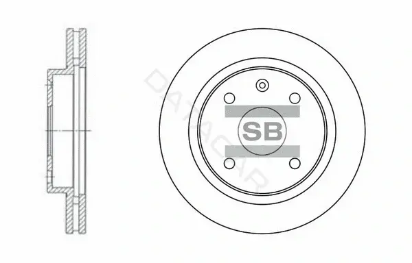 Тормозные диски Hi-Q SD3009
