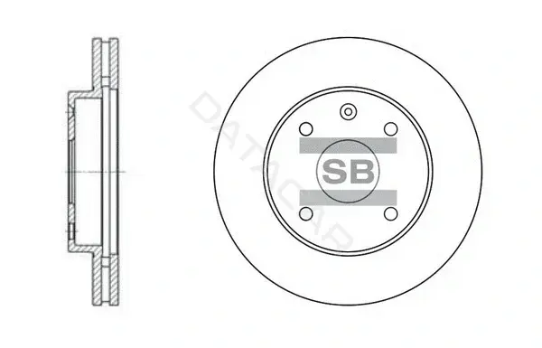 Тормозные диски Hi-Q SD3017