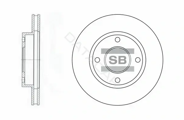 Тормозные диски Hi-Q SD3027