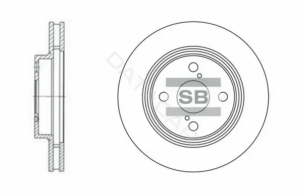 Тормозные диски Hi-Q SD4006
