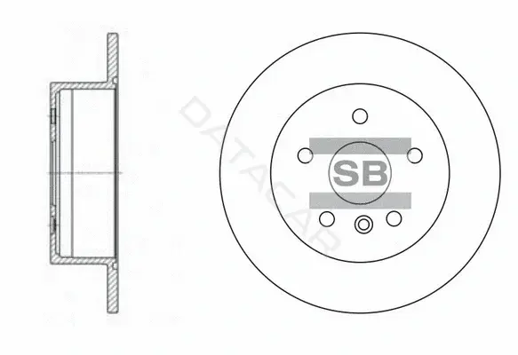 Тормозные диски Hi-Q SD4016