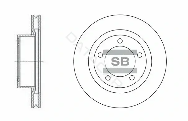 Тормозные диски Hi-Q SD4017