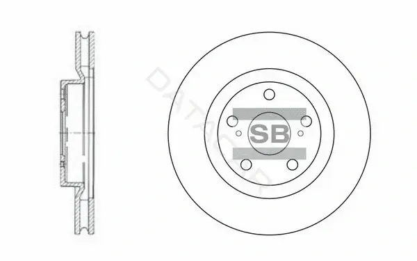 Тормозные диски Hi-Q SD4021