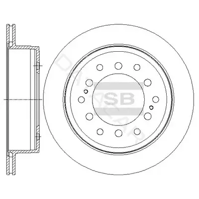 Тормозные диски Hi-Q SD4027