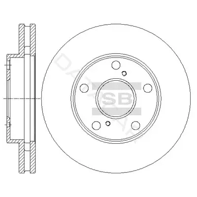 Тормозные диски Hi-Q SD4032