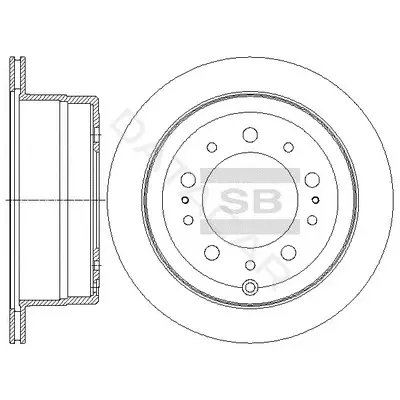 Тормозные диски Hi-Q SD4036