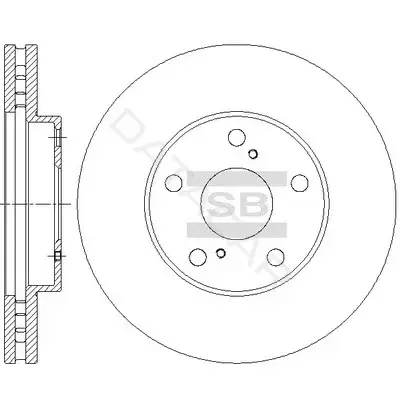 Тормозные диски Hi-Q SD4042