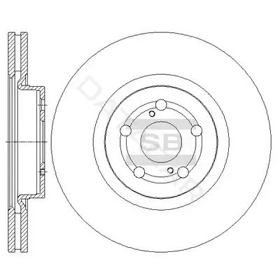 Тормозные диски Hi-Q SD4045