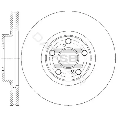 Тормозные диски Hi-Q SD4046