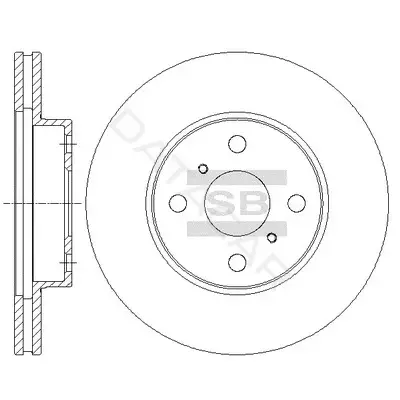Тормозные диски Hi-Q SD4061