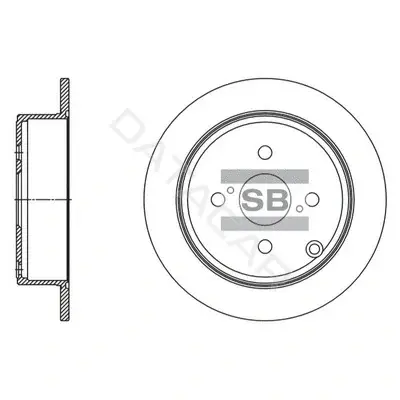 Тормозные диски Hi-Q SD4092
