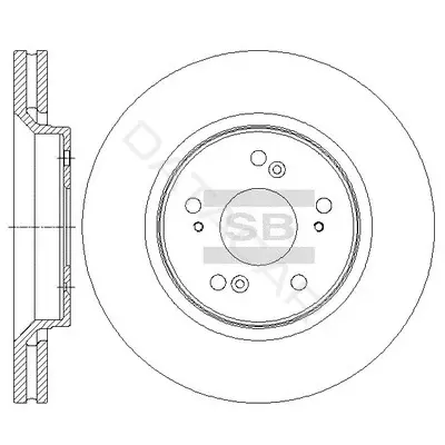 Тормозные диски Hi-Q SD4120
