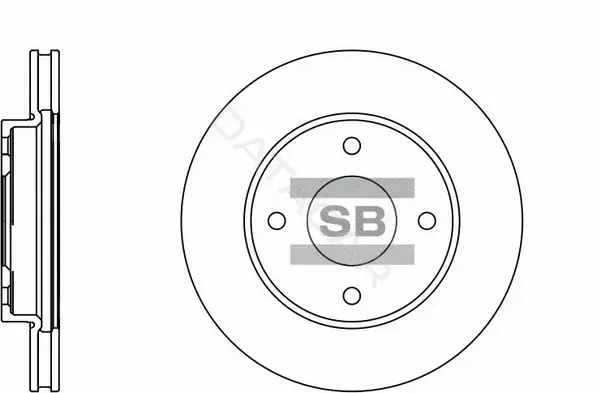 Тормозные диски Hi-Q SD4207