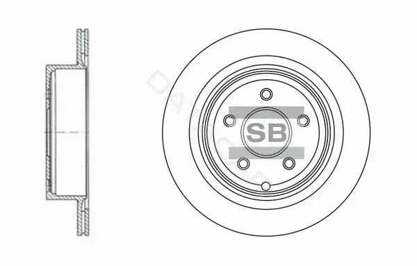 Тормозные диски Hi-Q SD4209